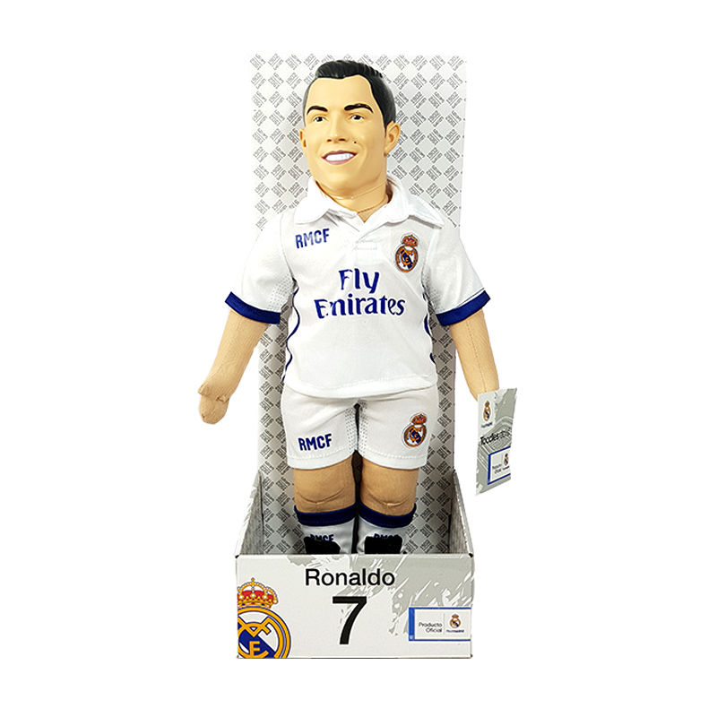 Mucho bien bueno taburete Calle Muñeco oficial Real Madrid CF Cristiano Ronaldo - Kilumio