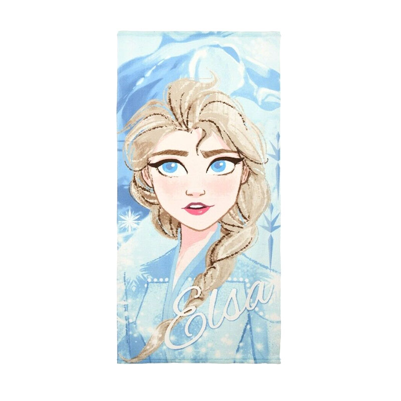 Theonoi Frozen II Toalla de ducha para niños 70 x 140 cm microfibra diseño de princesa de hielo 