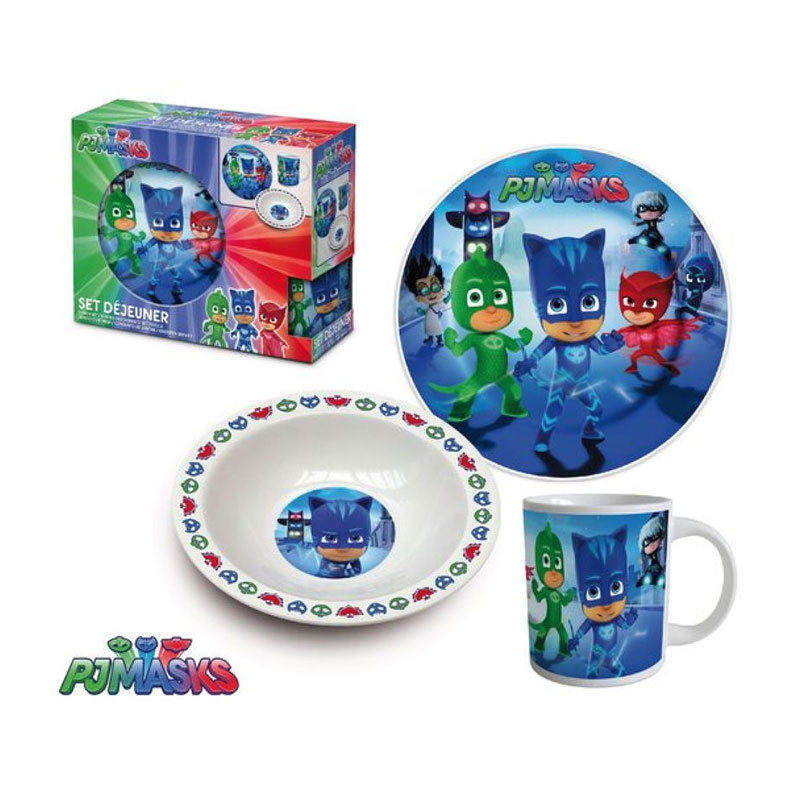 Set desayuno 3 piezas cerámica PJ -