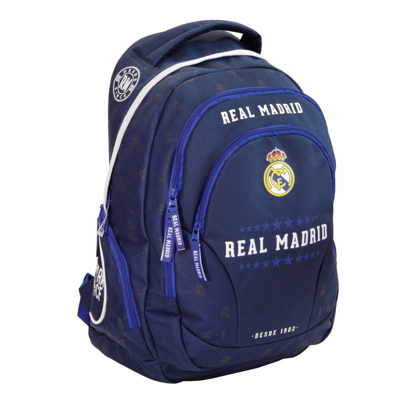 Mochila escolar azul 45cm Real Madrid 4 - Kilumio