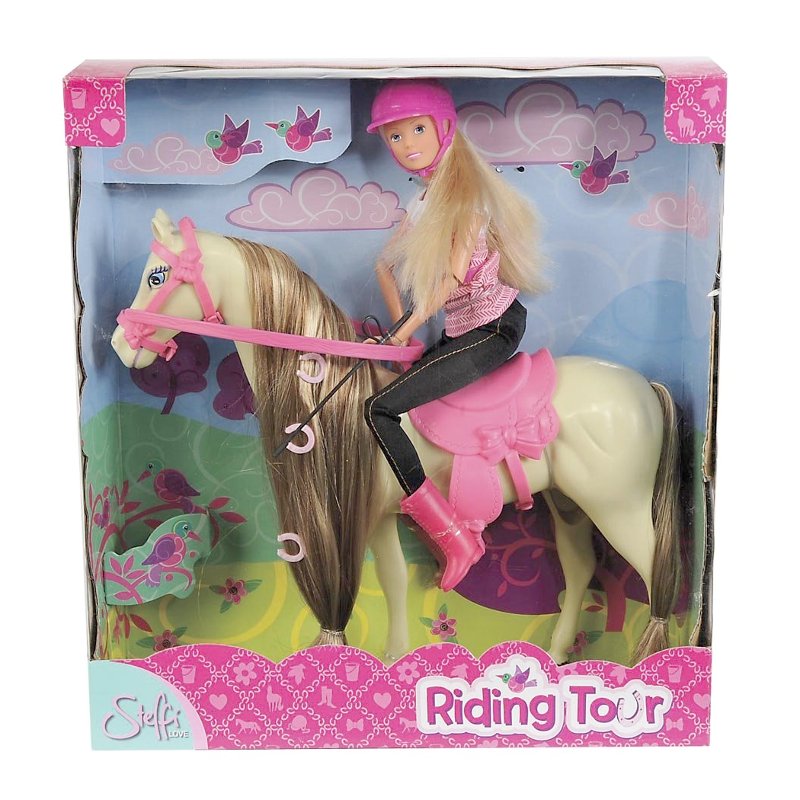 Juguete Caballo c/pelo The World of Horses CBtoys - blanco - Kilumio