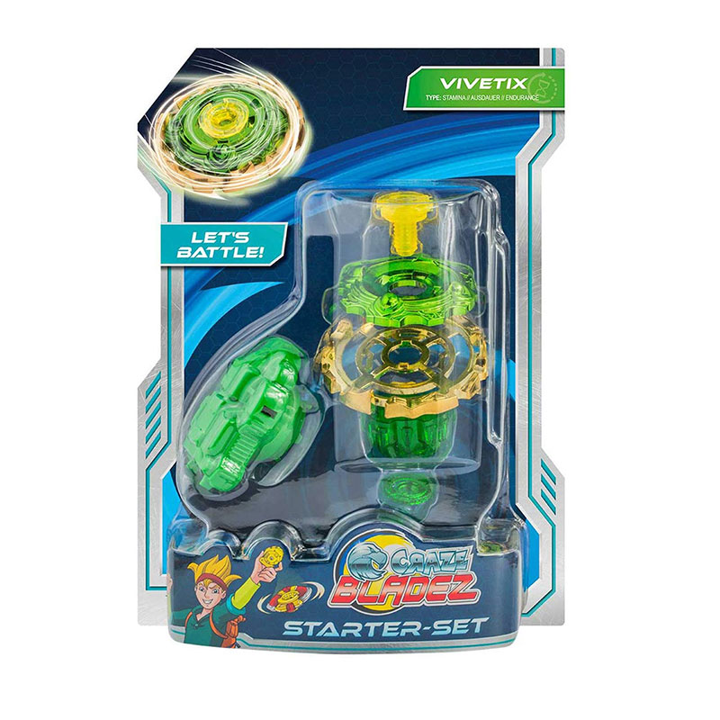 Peonza con lanzador Starter Set Craze Bladez Vivetix - Kilumio