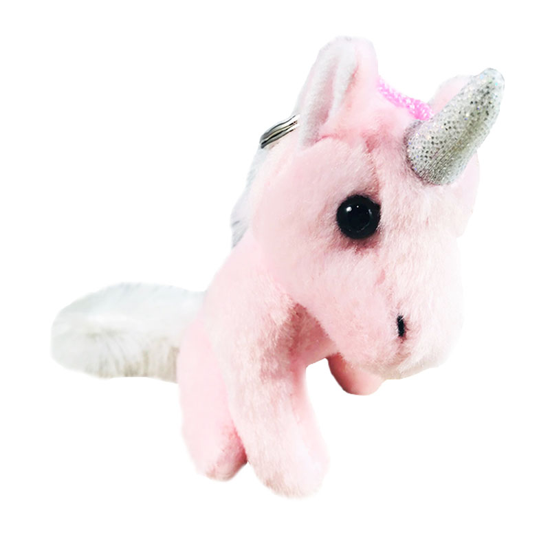 Peluche llavero Unicornio rosa 10cm Kilumio