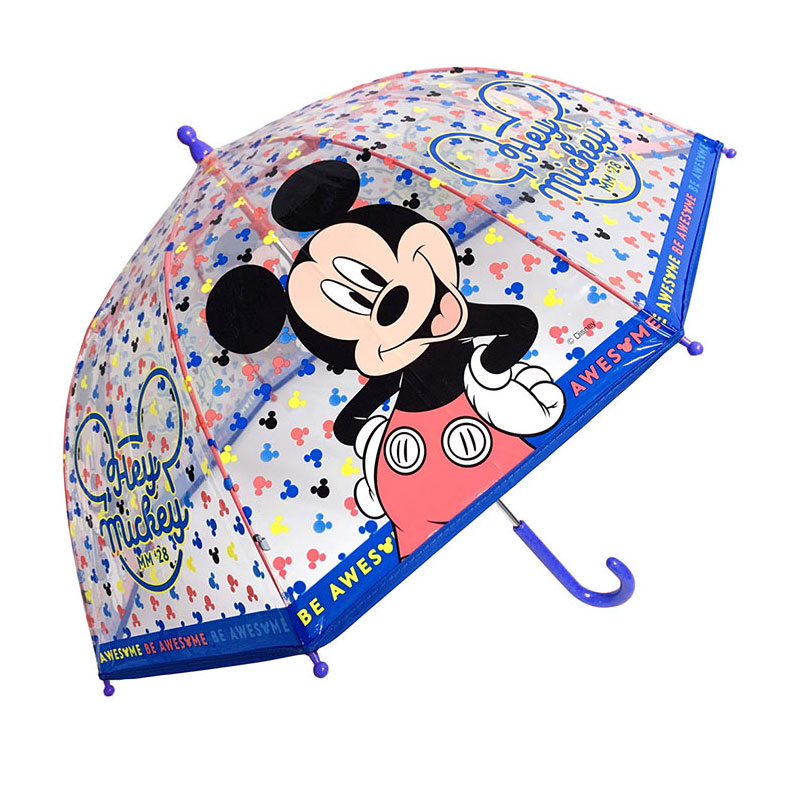 Paraguas de plástico Mickey Mouse 