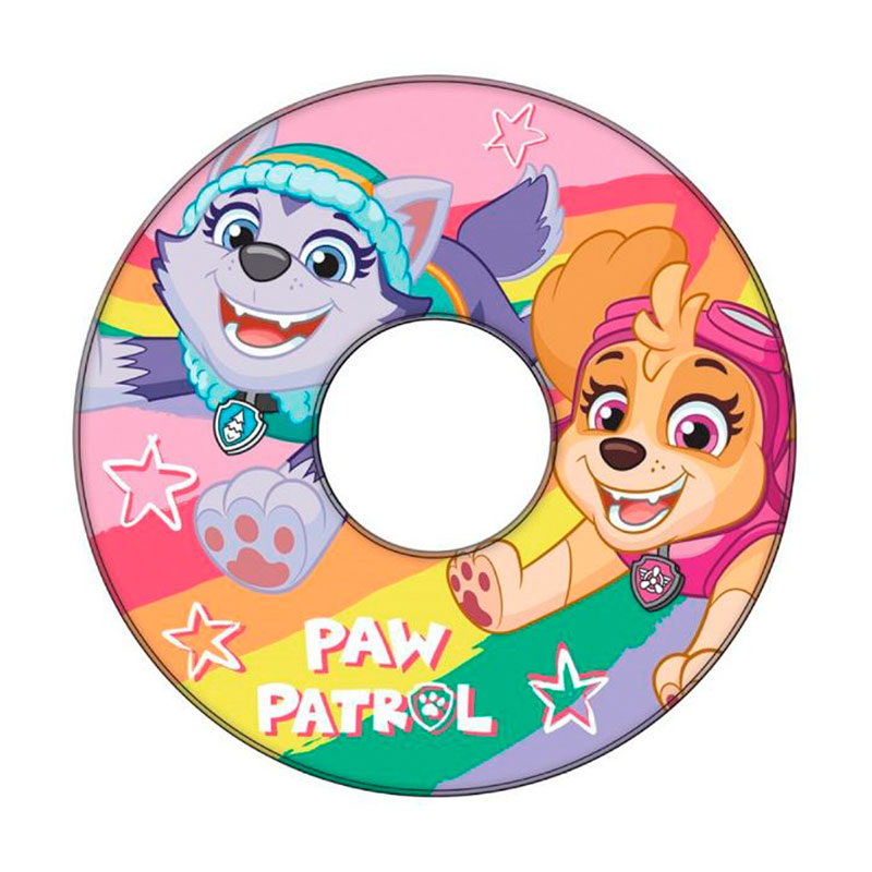 Flotador rueda hinchable piscina Paw Patrol Skye \u0026 Everest 51cm - Kilumio