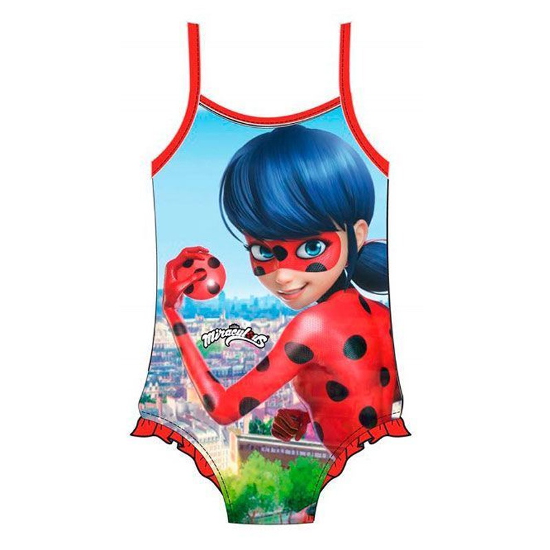 Bañador Prodigiosa: Ladybug (Miraculous) en París 3 tallas Kilumio