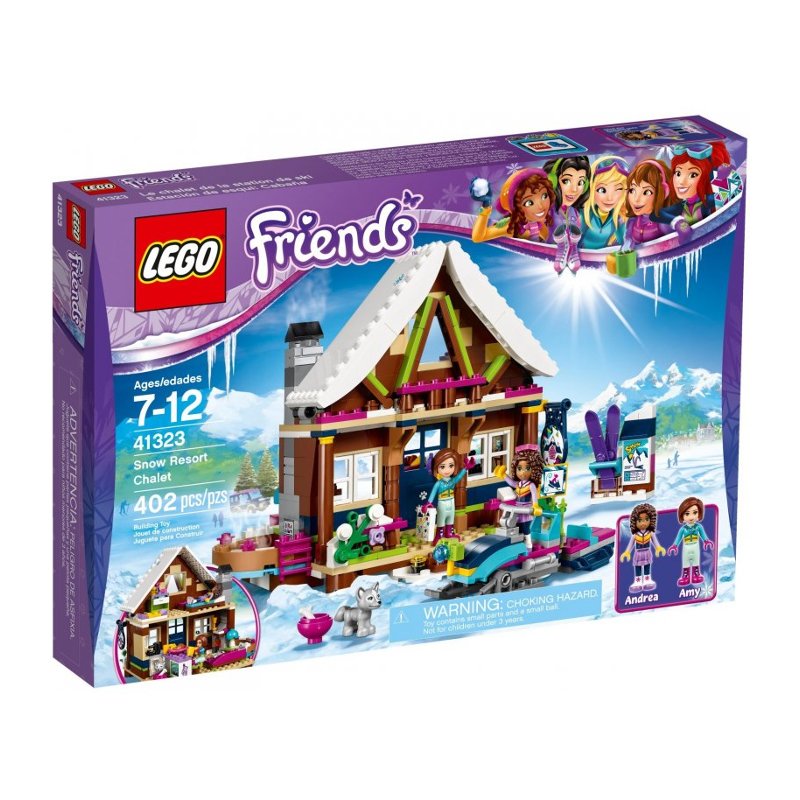 papel lucha Terraplén Estación esquí: Cabaña Lego Friends - Kilumio