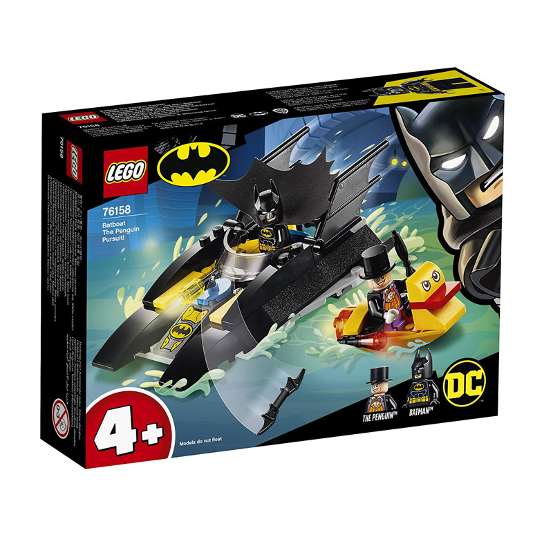Entrega rápida a su puerta Facilita las compras Rápido envío gratuito set  de aventuras de superhéroes 76158 LEGO Super Heroes ¡Caza del Pingüino en  la Batlancha incluye dos lanchas de juguete Juego