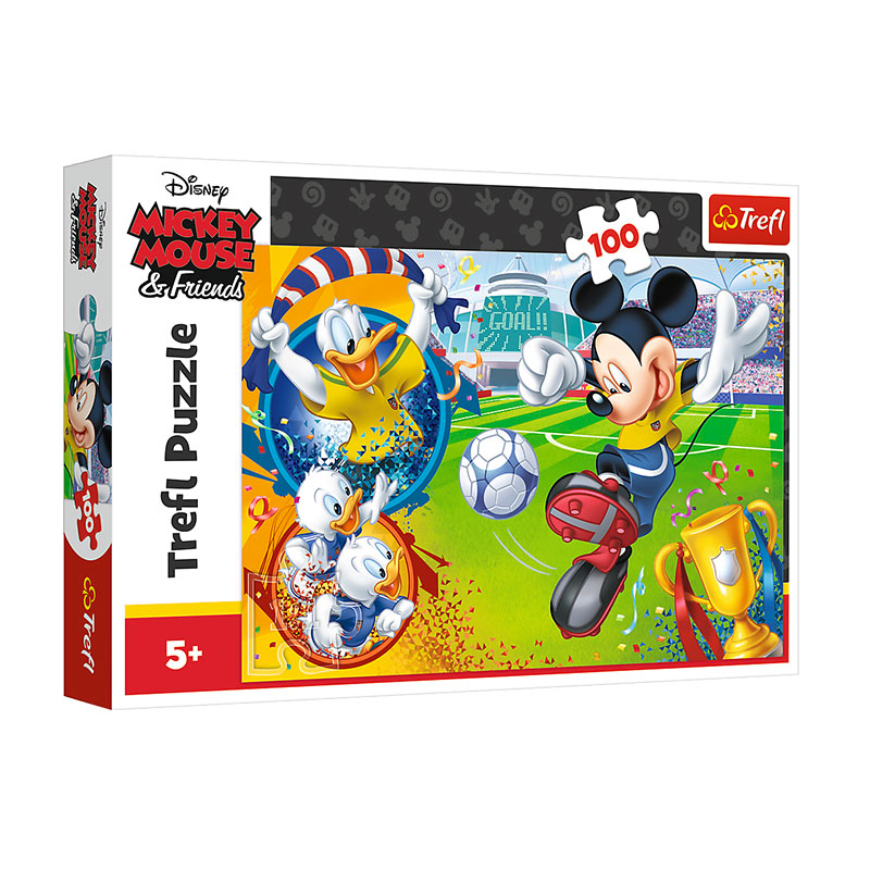 fuerte Reproducir delicado Puzzle Fútbol Mickey Mouse & Friends 100pzs - Kilumio