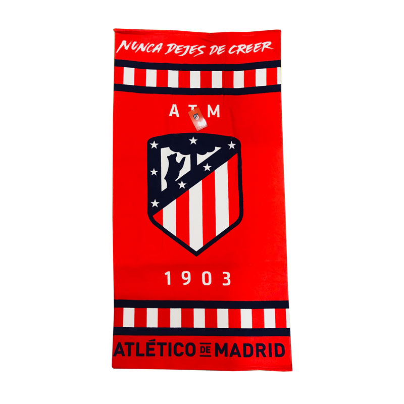 Atl/ético de Madrid Toalla Microfibra Ba/ño Playa Atl/ético de Madrid Nunca Dejes De Creer ATM 1903 70x140cm ATM2