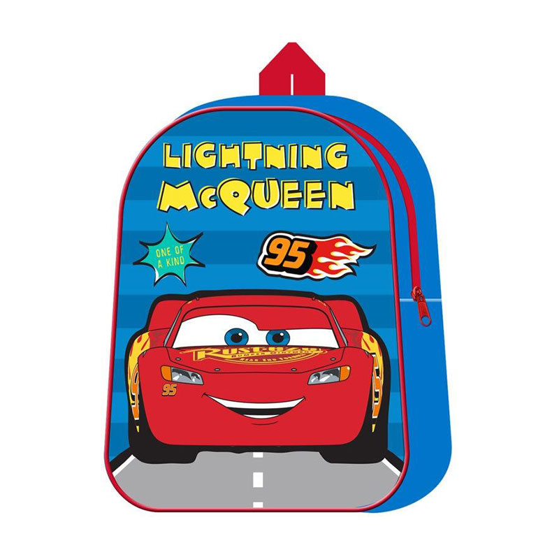 Mochila pequeña Mcqueen Cars 25cm - Kilumio