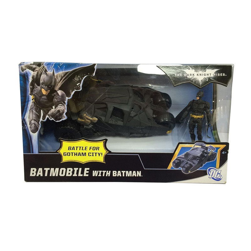 Playset Figura Batman con Batmobile The Dark Knight Rises DC Kilumio - Main Image
