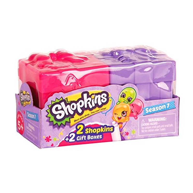 Pack cajas de regalo con 2 figuras Shopkins Join the Party serie 7 Kilumio