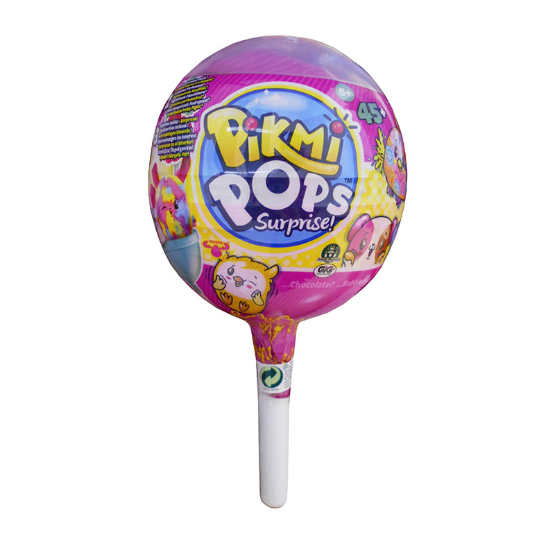 Multicolor Pikmi Pops PKM05000 Serie 2 Piruleta Gigante Con Peluche Perfumado Coleccionable y Sorpresas