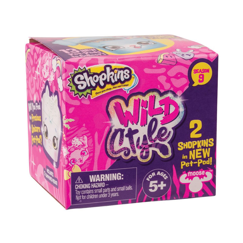 Shopkins Season 9 Wild Style 12-Pack Collectibles With Tattoos