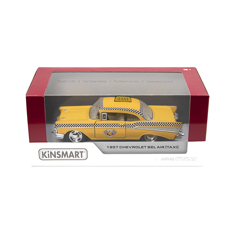 Miniatura coche 1957 Chevrolet Bel Air Taxi 1:40 - Kilumio