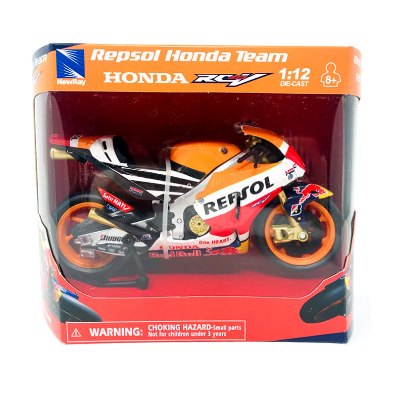 Miniatura moto Repsol Honda RC213V Marc Márquez Escala 1:12 - Kilumio