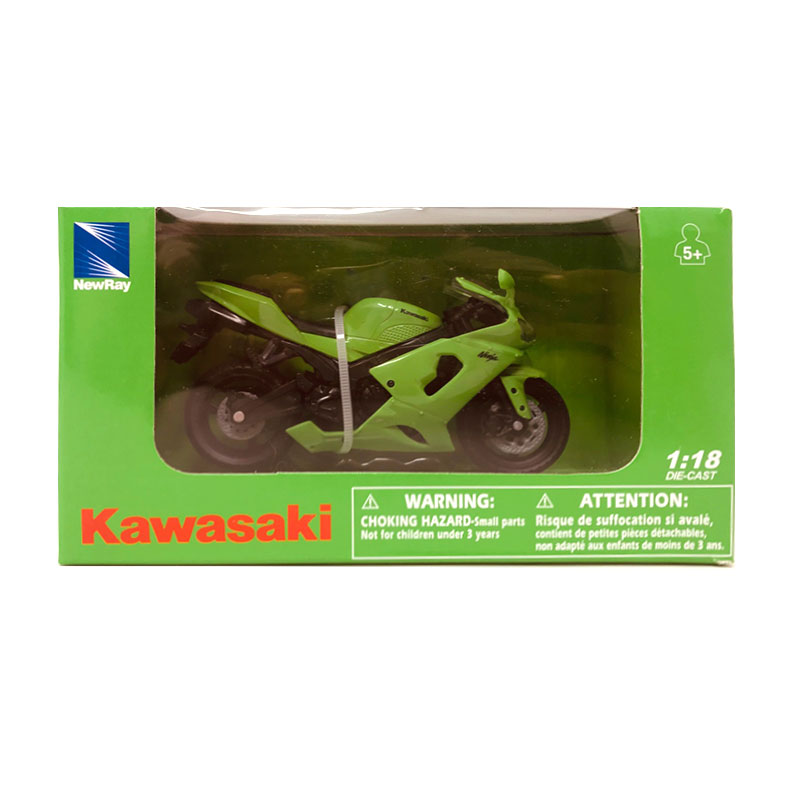 Miniatura moto Kawasaki NINJA ZX-6RR 1:18 - Kilumio