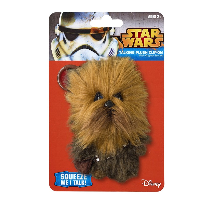 Llavero peluche con sonido Chewbacca Star Wars 11cm Kilumio