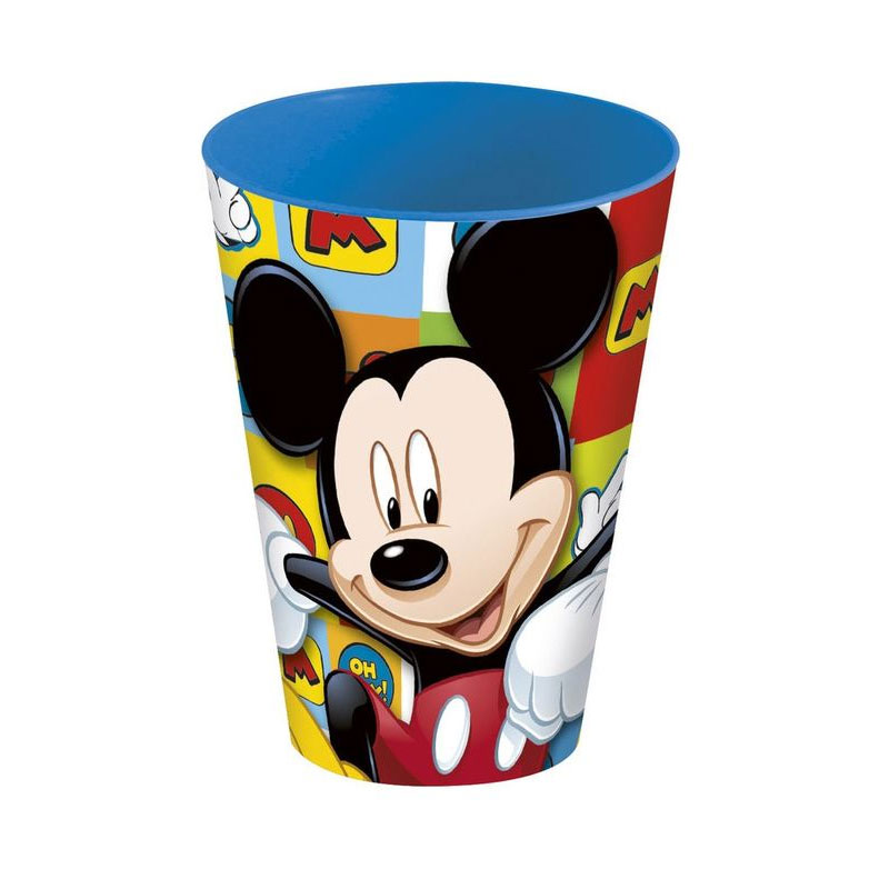 ambición base Mercado Vaso plástico 430ml Mickey Mouse - Kilumio