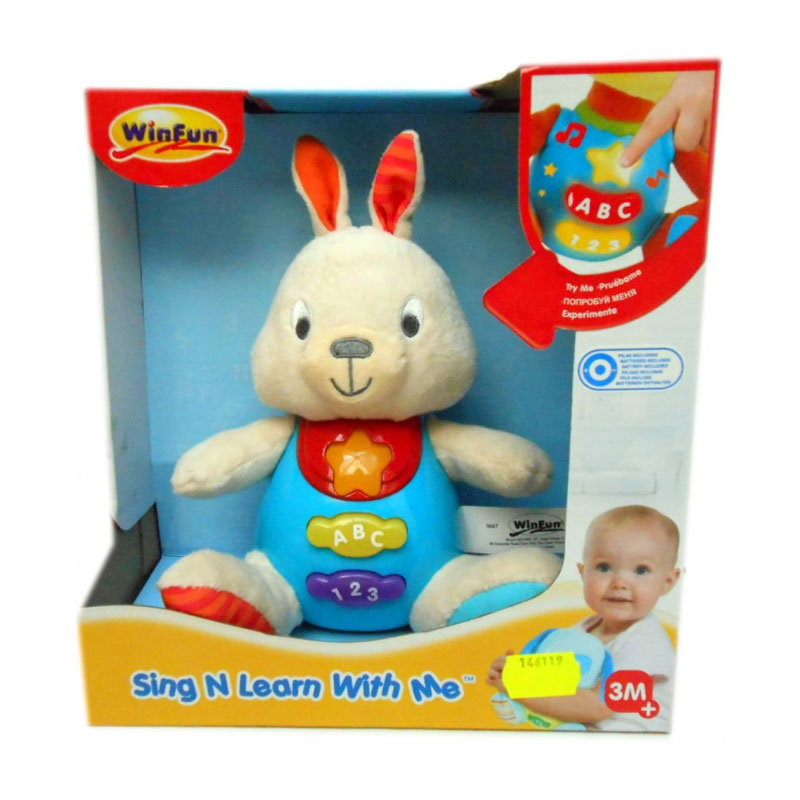 Molto Baby Bunny – Conejito De Peluche Azul Con Luz Y Sonido, Estimula El Desarrollo Sensorial Y Motor, Ideal Para Recién Nacidos Y Bebés