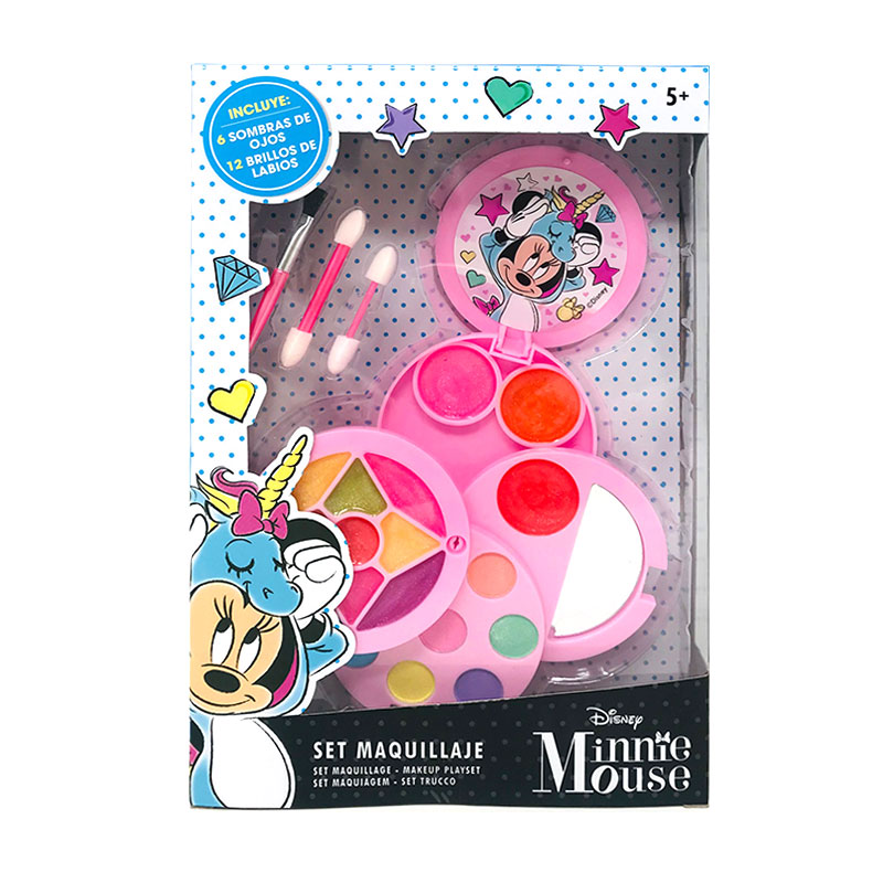 Set de maquillaje estuche Minnie Mouse Unicornio - Kilumio