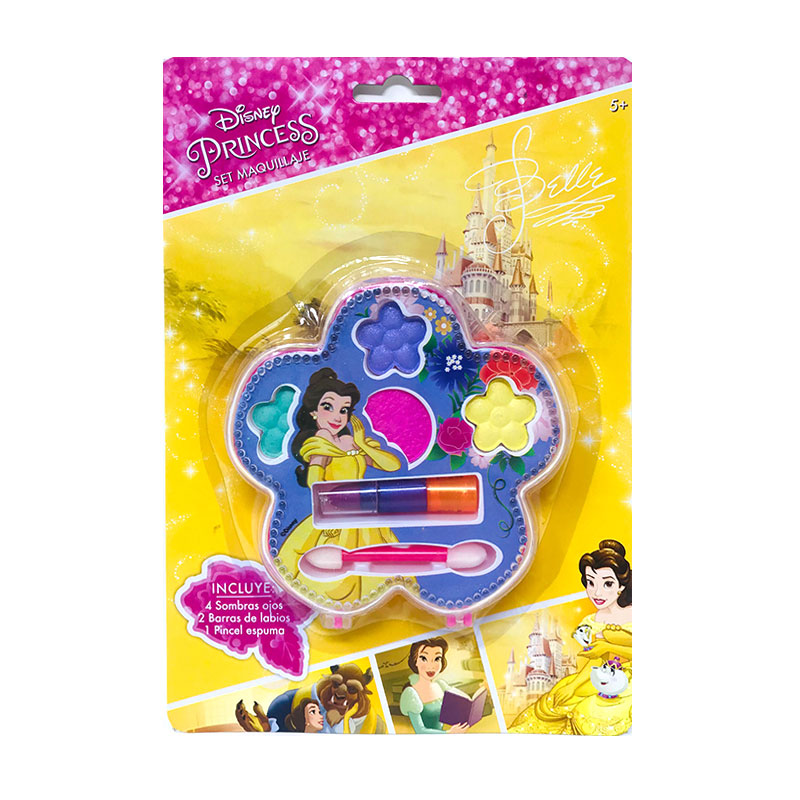 Set de maquillaje 7 piezas Bella Princesas Disney - Kilumio Set de maquillaje 7 piezas Bella Princesas Disney - Kilumio