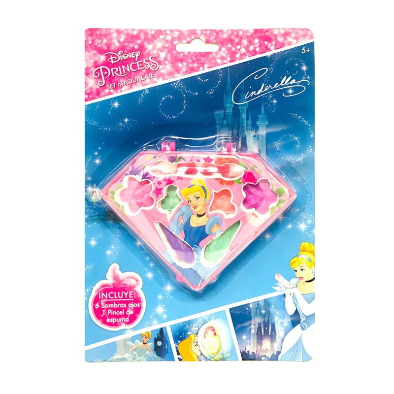 Set de maquillaje 7 piezas Cenicienta Princesas Disney - Kilumio Set de maquillaje 7 piezas Cenicienta Princesas Disney - Kilumio