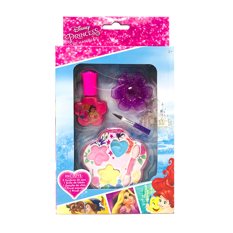 Set de maquillaje 3 piezas Princesas Disney - Kilumio Set de maquillaje 3 piezas Princesas Disney - Kilumio