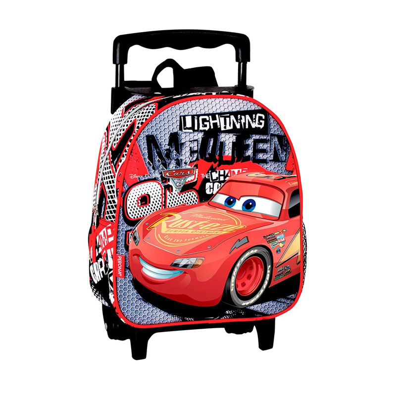 Mochila Trolley infantil Cars McQueen 36cm - Kilumio