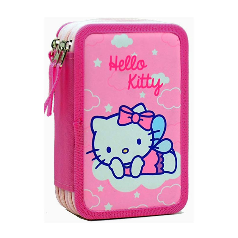 Estuche relleno cremalleras Hello Kilumio