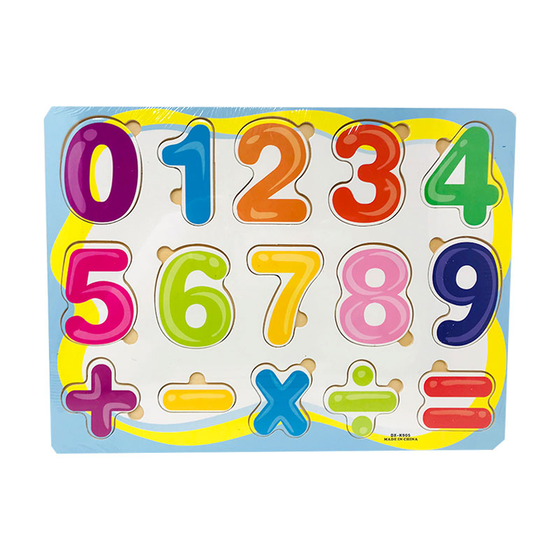 Puzzle madera Números Grandes 15pzs -