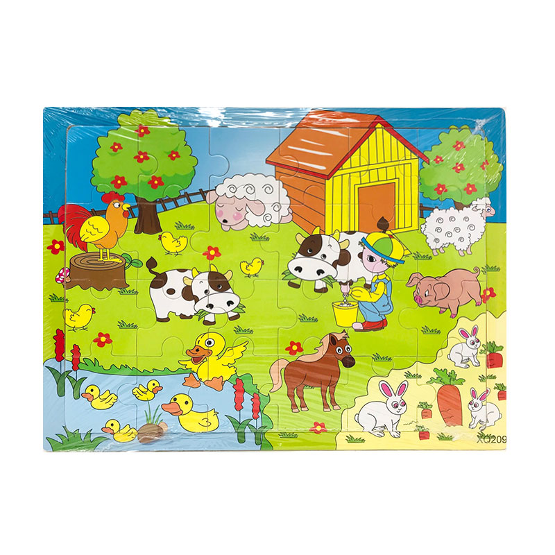 Puzzle De Agarre HABA La Granja De Pedro | 6 Piezas De Madera Para Bebés De 1 Año