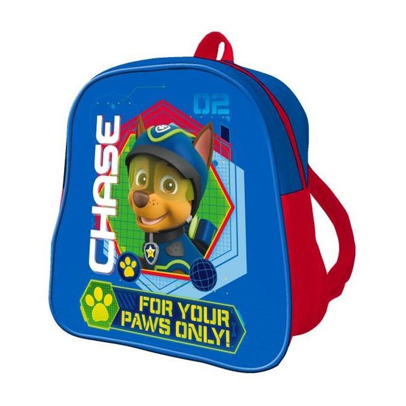 Mochila guardería 24cm Paw Patrol Chase - Kilumio
