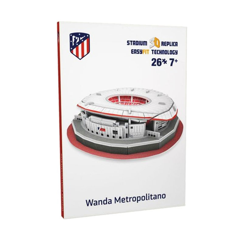 profundidad Inmundicia Círculo de rodamiento Mini puzzle 3D Estadio Wanda Metropolitano Atlético de Madrid - Kilumio