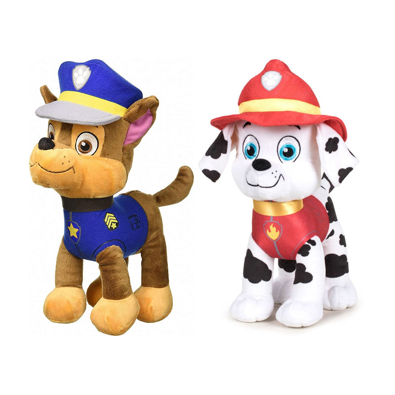 Peluches Chase Marchall Paw Patrol 19cm Kilumio