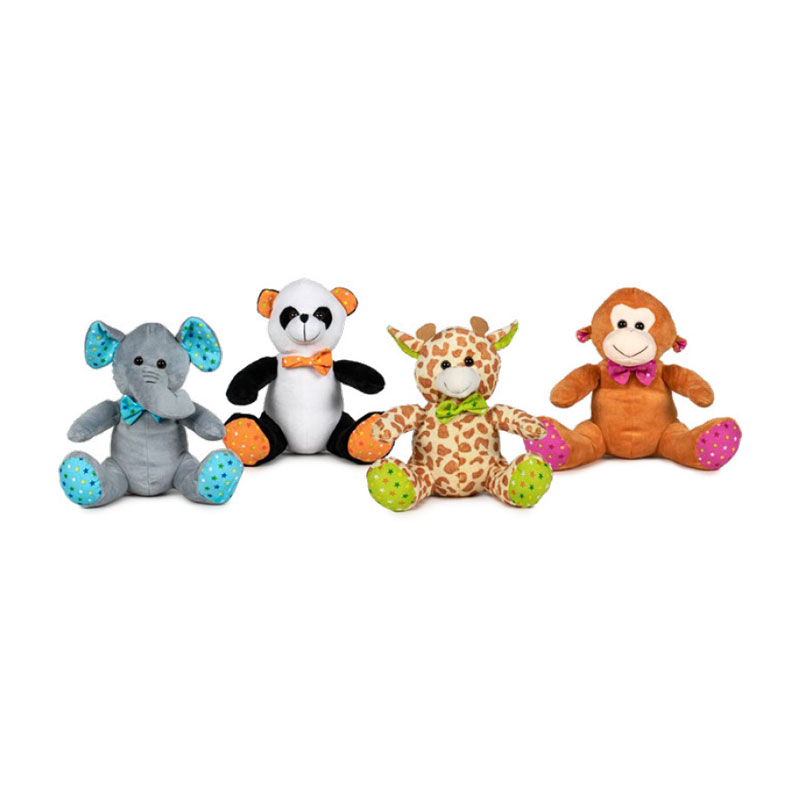 Peluches Animales c/pajarita 20cm - Kilumio Peluches Animales c/pajarita 20cm - Kilumio