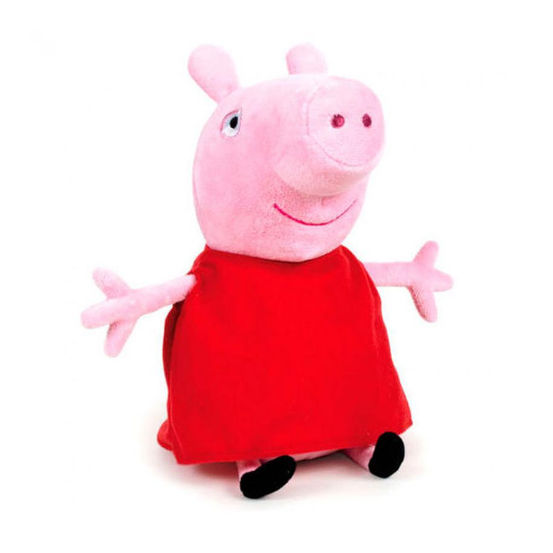 Peluche Peppa con vestido rosa y plata 20cm Peppa Pig Calidad super soft 