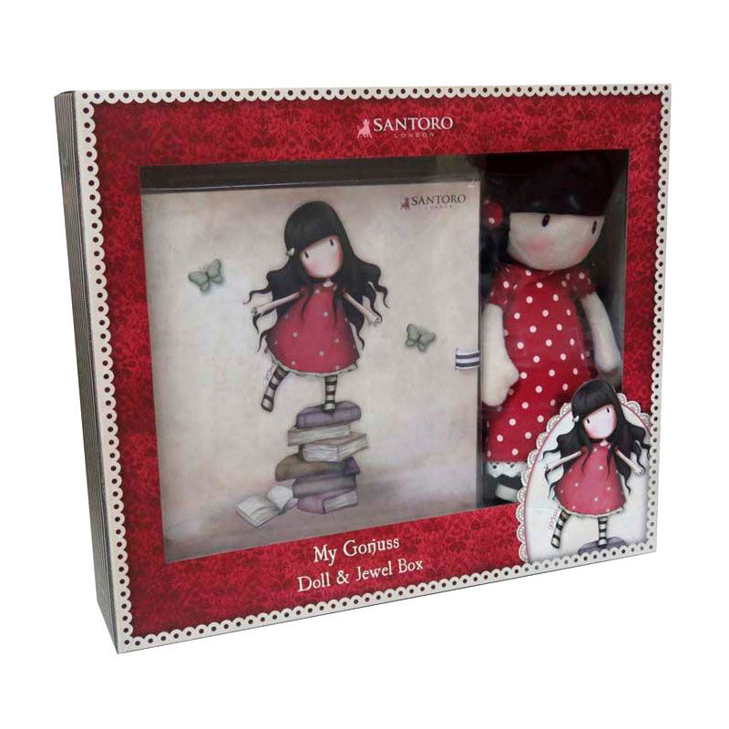 Set Muneca Time to Fly Gorjuss Santoro y Libro Joyero en Caja Regalo Kilumio