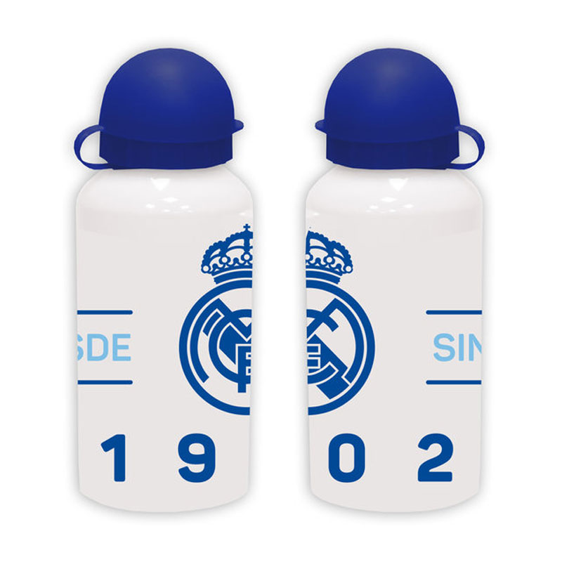 Botella aluminio Real Madrid 1902 400ml - Kilumio