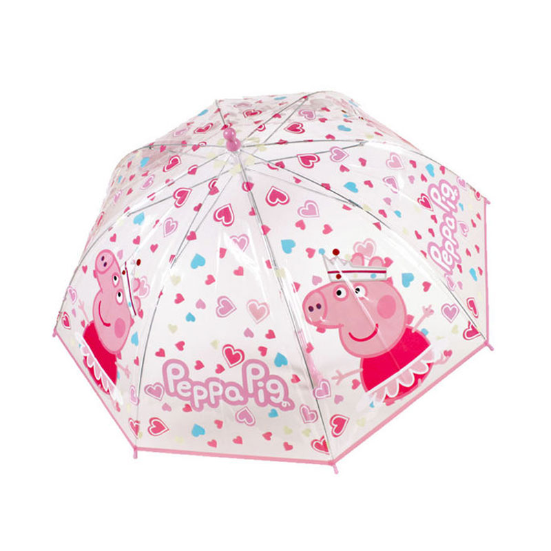 transparente manual burbuja Peppa Pig - rosa - Kilumio