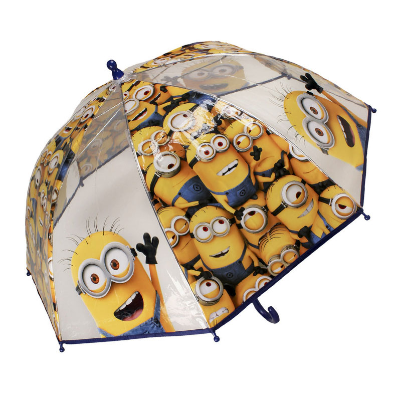 儿童手动透明雨伞 小黄人大眼萌 Minions 45cm 15 Kilumio