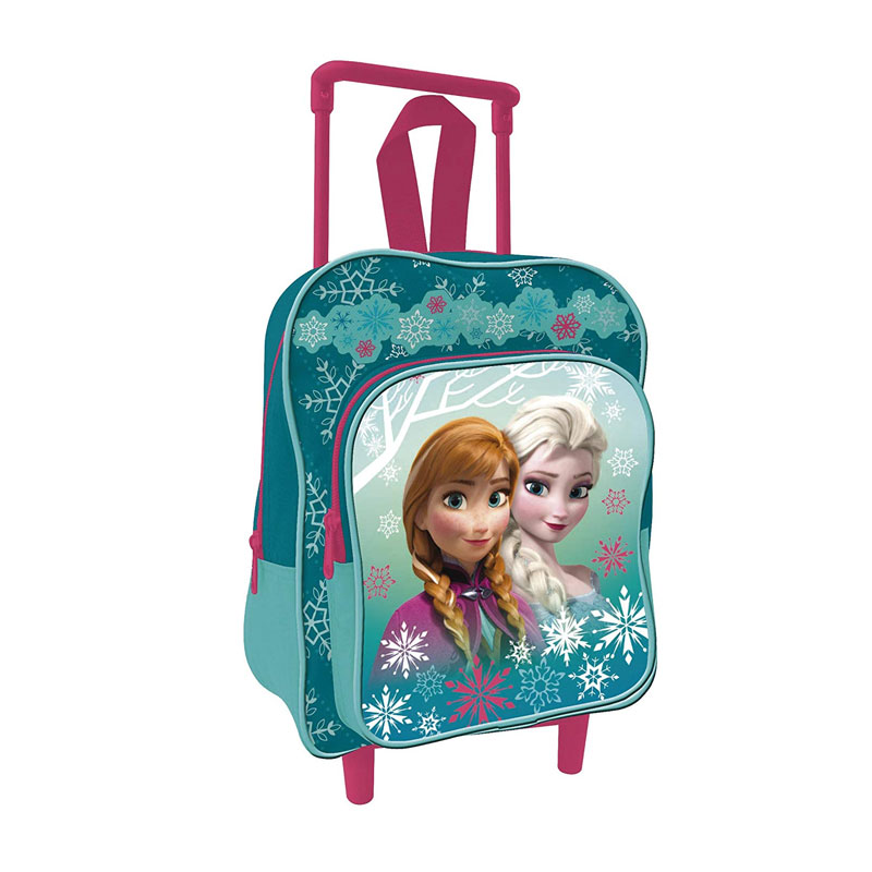 Mochila Trolley infantil Frozen Ana y Elsa 31cm - Kilumio
