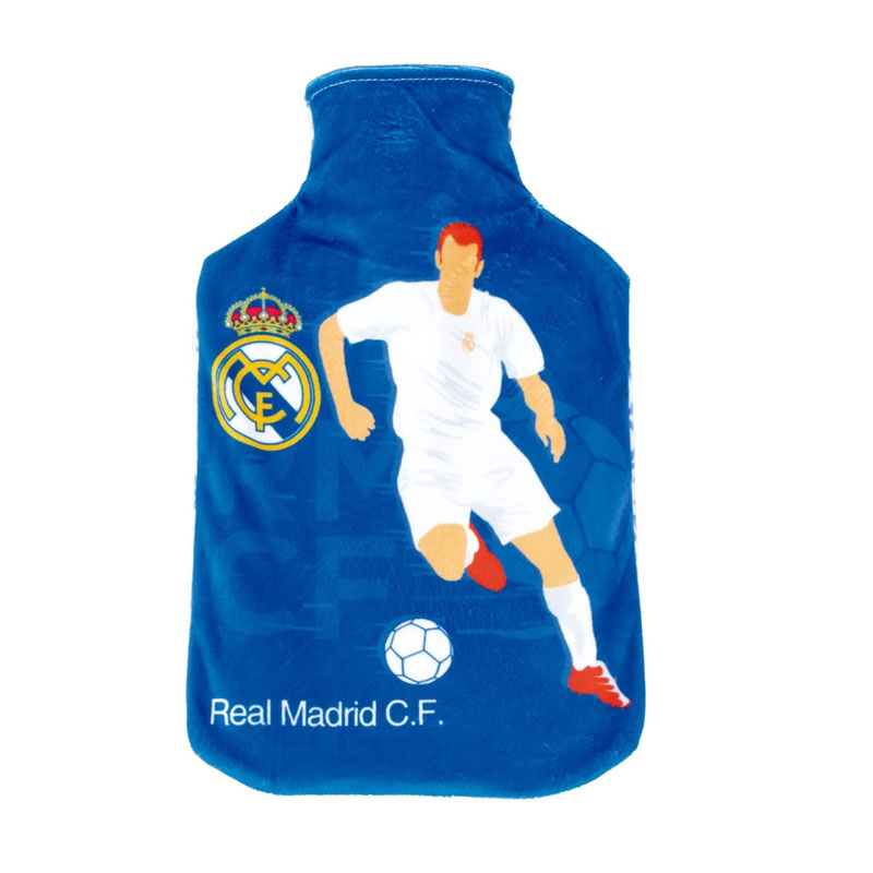 Botella c/funda agua caliente Real Madrid - Kilumio