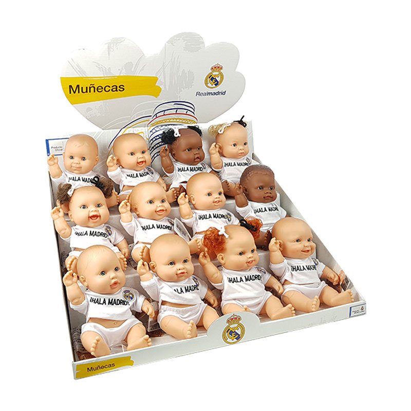 Muñecos Deportistas Los Peques Real Madrid 21cm Kilumio