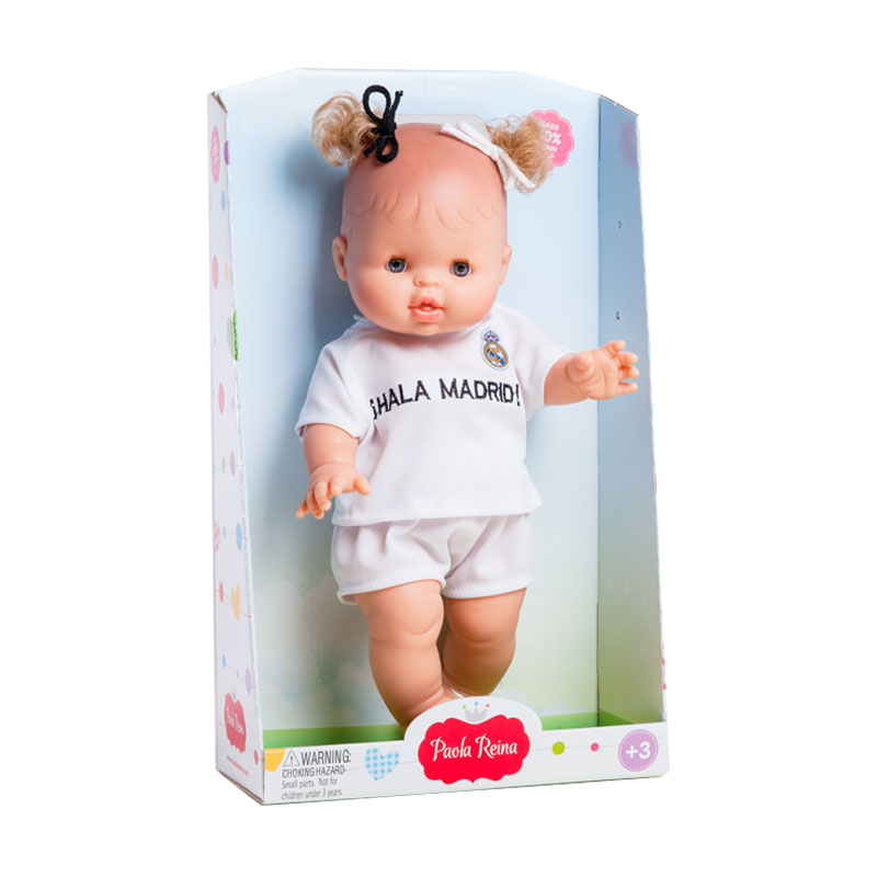 Muñeca Deportistas Gordi Niña Real Madrid 34cm Kilumio