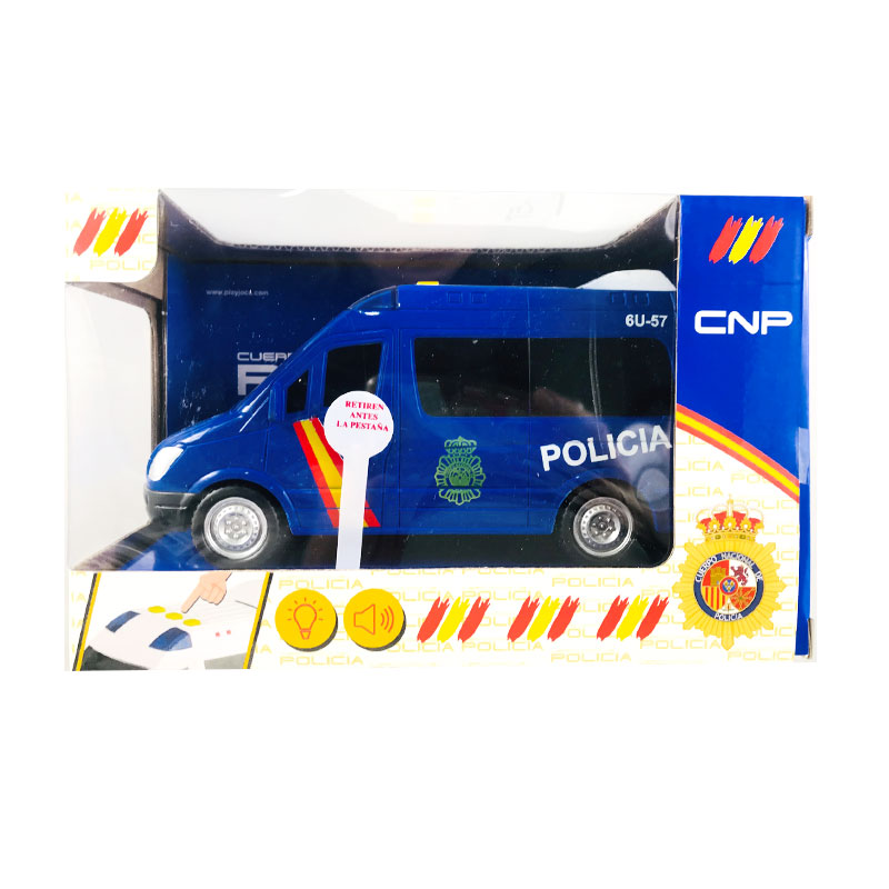 Miniatura furgón Cuerpo Nacional de Policía c/luz y sonido GT-4818