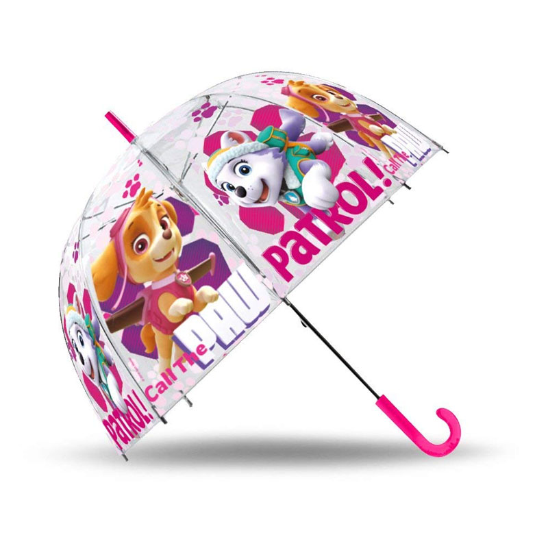Paraguas transparente manual Paw Skye 48cm - Kilumio