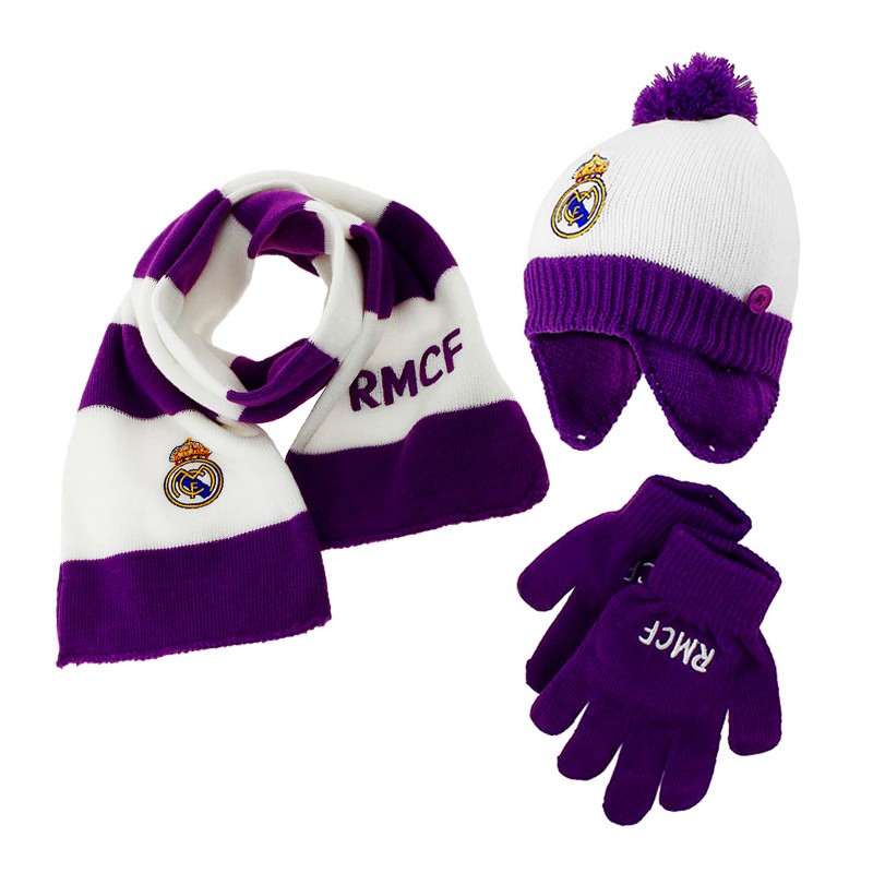 BUFANDAS Y GORROS DEL REAL MADRID - TU EQUIPO MERENGUE