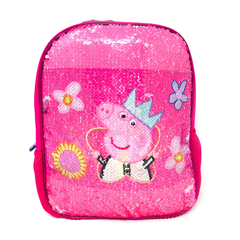 Mochila pequeña lentejuelas 32cm -